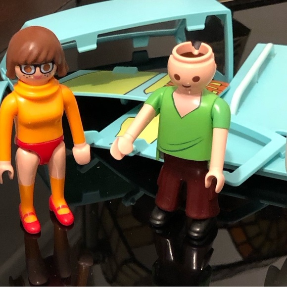 Playmobil 2020 the mystery  machine Scooby Doo Velma Shaggy Fred Daphne Ghost - Picture 9 of 10